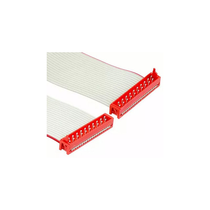 1 pcs - TE Connectivity Micro-MaTch Series Flat Ribbon Cable, 20-Way, 1.27mm Pitch, 150.5mm Length, Micro-MaTch IDC to