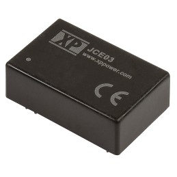 1 pcs - XP Power JCE03 DC-DC Converter, 24V dc/ 125mA Output, 18 - 36 V dc Input, 3W, Through Hole, +100°C Max Temp