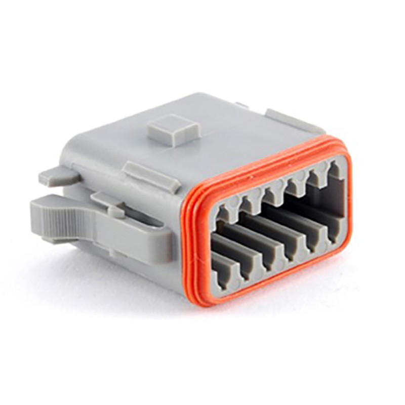 2 pcs - Amphenol Industrial, AT Automotive Connector Plug 12 Way, Crimp Termination