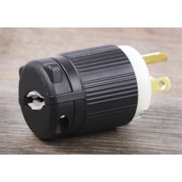 1 pcs - RS PRO USA Mains Plug, 15A, Cable Mount, 125 V