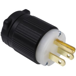 1 pcs - RS PRO USA Mains Plug, 15A, Cable Mount, 125 V