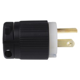 1 pcs - RS PRO USA Mains Plug, 15A, Cable Mount, 125 V