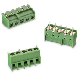 2 pcs - Wurth Elektronik 2433 Series PCB Terminal Block, 8-Contact, 3.81mm Pitch, PCB Mount, 1-Row, Solder Termination