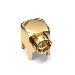 1 pcs - Wurth Elektronik WR-SMP Series, Plug Through Hole SMP Connector, Solder Termination, Right Angle Body