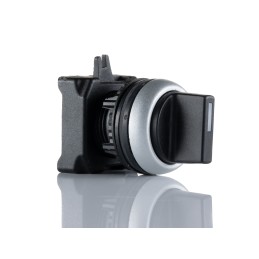 1 pcs - RS PRO 3 Position Selector Switch Head, 22mm Cutout, Black Handle