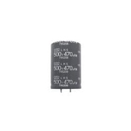 1 pcs : ELHS501VSN331MR50S - Aluminium Electrolytic Capacitors - Snap In 330uF 20% 500V Long Life