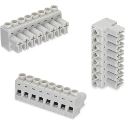 2 pcs - Wurth Elektronik 5mm Pitch 7 Way Pluggable Terminal Block, Plug, Cable Mount, Solder Termination
