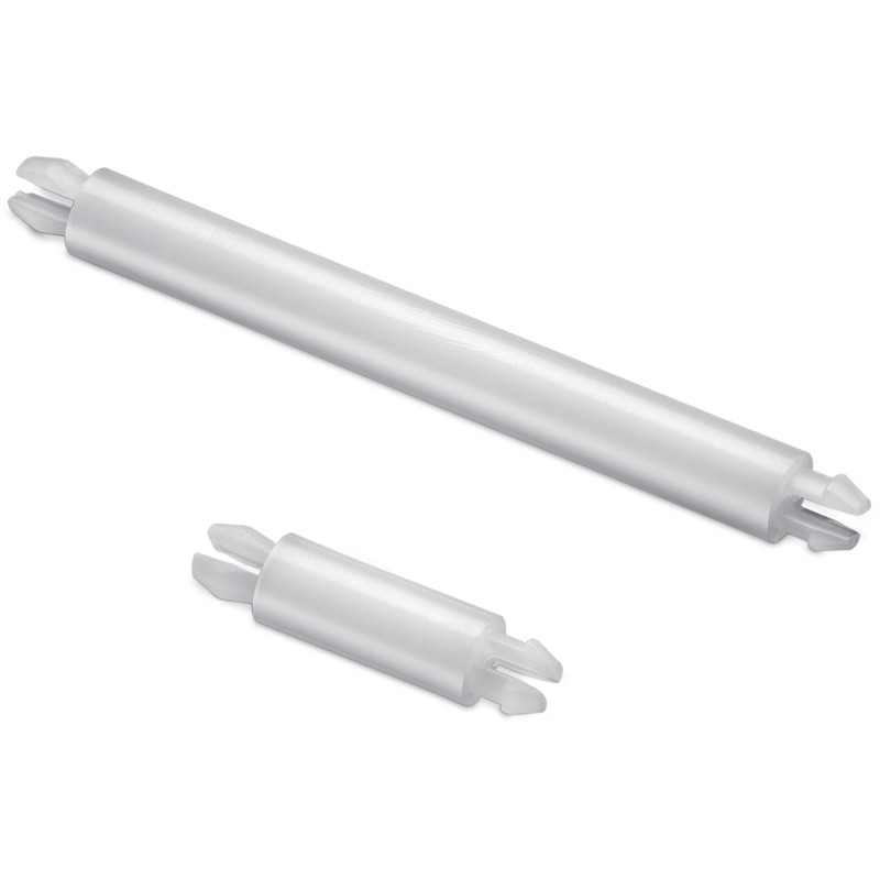 25 pcs - 701512500, 9.5mm High Nylon Support Post for 3.2mm PCB Hole, 5mm Base