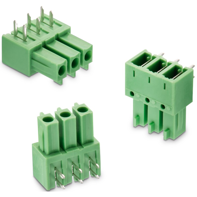 2 pcs - Wurth Elektronik 3.81mm Pitch 8 Way Vertical Pluggable Terminal Block, Inverted Header, Through Hole, Solder Terminatio