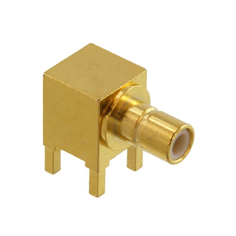 2 pcs - Molex 73404 Series, jack Through Hole SMB Connector, 75Ω, Through Hole Termination, Right Angle Body