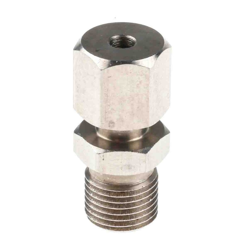 1 pcs - RS PRO Thermocouple Compression Fitting for Use with Thermocouple, 1/8 BSPP, 3mm Probe, RoHS Compliant Standard