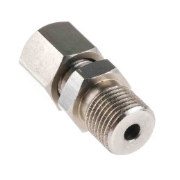 1 pcs - RS PRO Thermocouple Compression Fitting for Use with Thermocouple, 1/8 BSPP, 3mm Probe, RoHS Compliant Standard