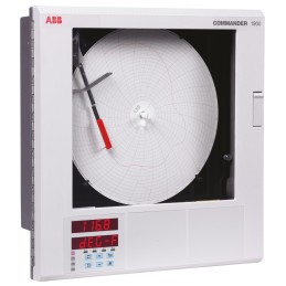 1 pcs - ABB C1911, 1 Input Channels, 1 Output Channels, Circular Chart Recorder Measures Current, Millivolt, Resistance,