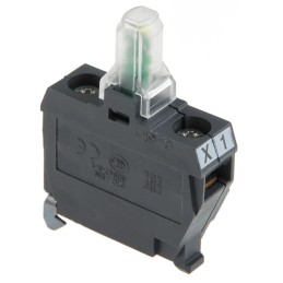 1 pcs - Schneider Electric Harmony ZALV Series Light Block, 24V, White Light