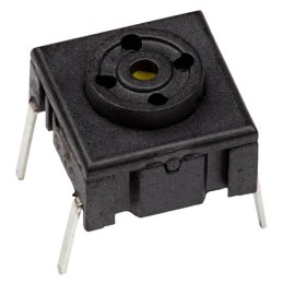 1 pcs - IP67 Black Tact Switch, SPST 50 mA @ 24 V dc