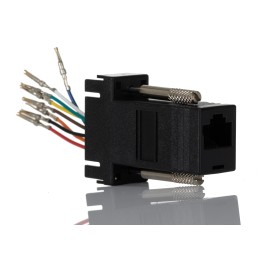 1 pcs - StarTech.com D Sub Adapter Male 9 Way D-Sub to Female RJ45