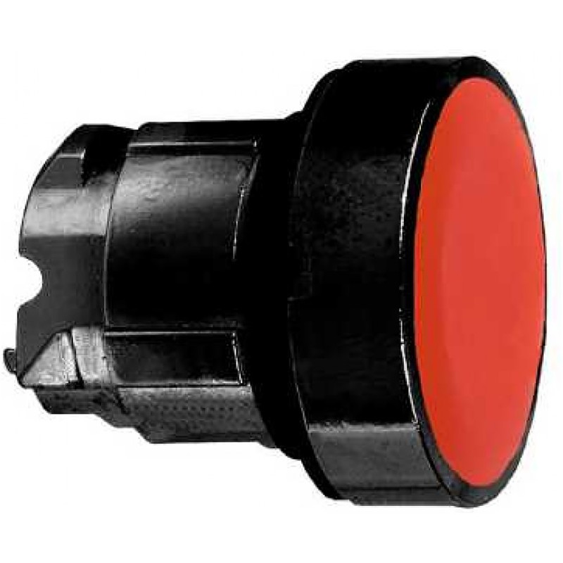 1 pcs - Schneider Electric Harmony XB4 Series Red Momentary Push Button Head, 22mm Cutout, IP66, IP67, IP69K
