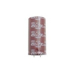 1 pcs : EKVA451VSN491MQ60S - Aluminium Electrolytic Capacitors - Snap In 450VDC 490uF Tol 20% 25.4x60mm AEC-Q200