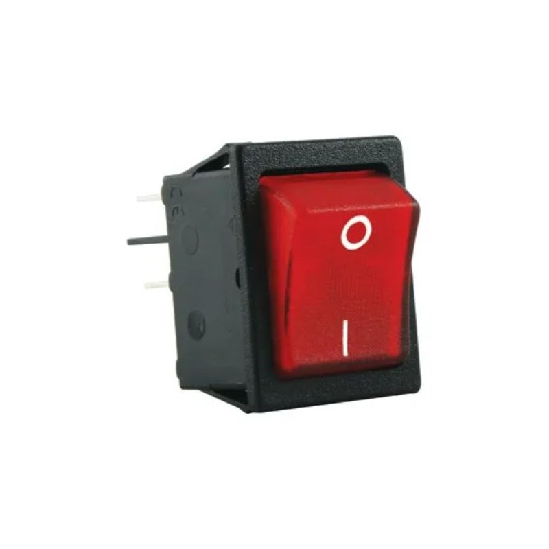 1 pcs - RS PRO Illuminated DPST, On-None-Off Rocker Switch