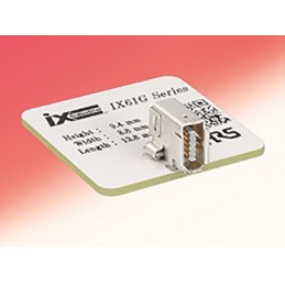 2 pcs - Hirose, IX Surface Mount Right Angle Mini I/O Connector Female, 10 Way, Shielded