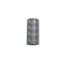 1 pcs : ELVA451VSN541MR50S - Aluminium Electrolytic Capacitors - Snap In 450VDC 540uF Tol 20% 30x50mm AEC-Q200
