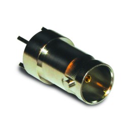 1 pcs - Amphenol RF 112515-75 Series, jack PCB Mount F Connector, 75Ω, Through Hole Termination, Straight Body