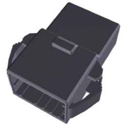 2000 pcs - TE Connectivity, Dynamic 2000 Male Connector Housing, 2.5mm Pitch, 6 Way, 2 Row