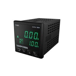 1 pcs - Tempatron Panel Mount Timer Relay, 90 - 250V ac, 2-Contact, 9 time ranges from 99.99 s - 9999h,