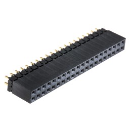 1 pcs - Samtec Straight Through Hole Mount PCB Socket, 40-Contact, 2-Row, 2.54mm Pitch, Solder Termination