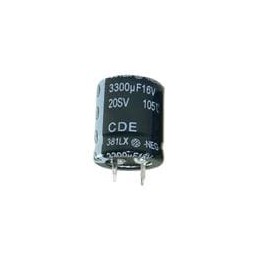 1 pcs : 382LX223M080B062VS - Aluminium Electrolytic Capacitors - Snap In 22000uF 80V 20% High Capacitance