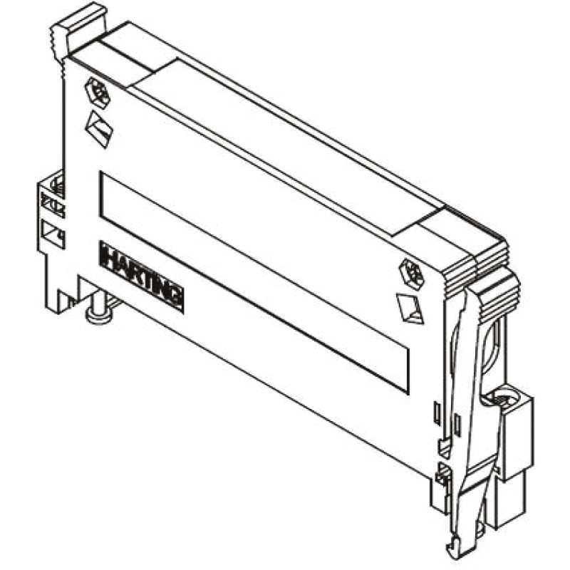 1 pcs - Harting, 09 06 Shell Housing for use with DIN 41612 Connector