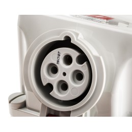 1 pcs - MENNEKES Switchable IP44 Industrial Interlock Socket 3P+E, Earthing Position 6h, 16A, 400 V