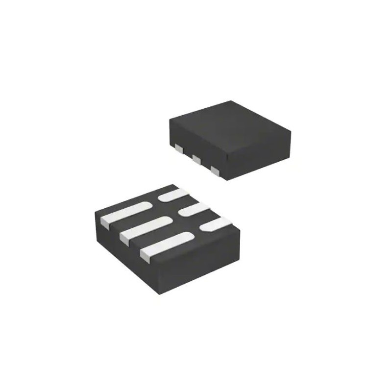 25 pcs - STMicroelectronics ECMF02-2HSMX6, Dual-Element Uni-Directional TVS Diode, 6-Pin μQFN
