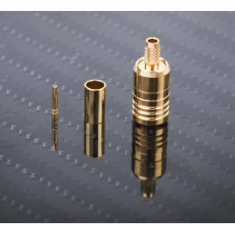 1 pcs - RS PRO, jack Cable Mount SMB Connector, 50Ω, Crimp Termination, Straight Body