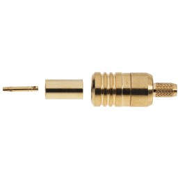 1 pcs - RS PRO, jack Cable Mount SMB Connector, 50Ω, Crimp Termination, Straight Body