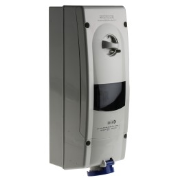 1 pcs - Scame Switchable IP44 Industrial Interlock Socket 2P+E, Earthing Position 6h, 16A, 230 V