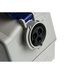 1 pcs - Scame Switchable IP44 Industrial Interlock Socket 2P+E, Earthing Position 6h, 16A, 230 V