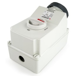 1 pcs - MENNEKES Switchable IP67 Industrial Interlock Socket 3PN+E, Earthing Position 6h, 63A, 400 V