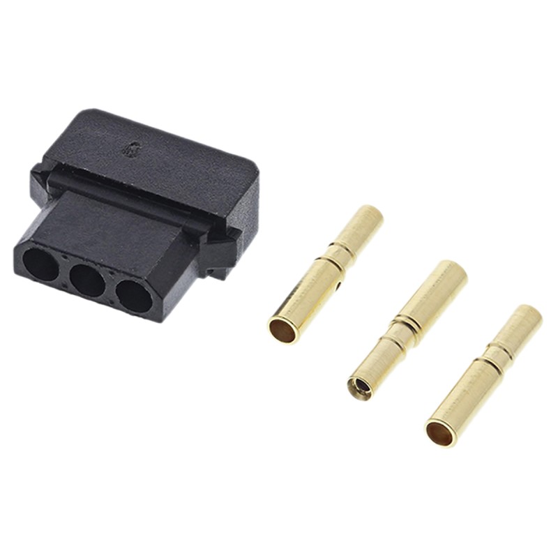 1 pcs - HARWIN Datamate Connector Kit Containing 3 way SIL Female Shell, Crimps