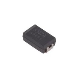 1 pcs : TCJD107M010R0055E - Tantalum Capacitors - Polymer 10V 100uF 20% 2917 ESR55mOhm Black Resin