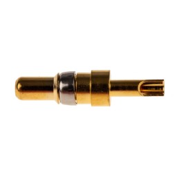 1 pcs - FCT from Molex, 172704 Series, Male Solder D-Sub Connector Power Contact, Gold over Nickel Power, 16 - 20 AWG