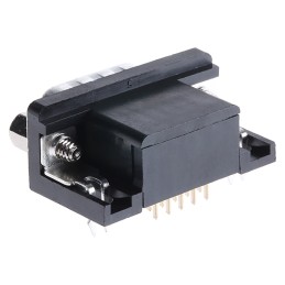 1 pcs - ASSMANN WSW A-HDS 15 Way Right Angle Through Hole D-sub Connector Plug, 2.29mm Pitch