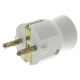 1 pcs - Legrand Male White Plug