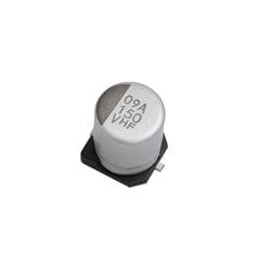 1 pcs : HHXF630ARA151MJH0G - Aluminium Organic Polymer Capacitors 63VDC 150uF Tol 20% 10x16.5mm AEC-Q200