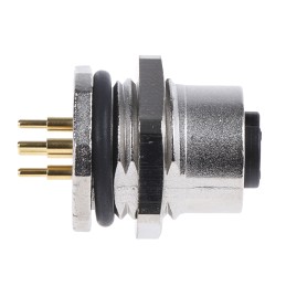 1 pcs - binder Circular Connector, 5 Contacts, Panel Mount, M12 Connector, Plug, Female, IP67, 713 Series