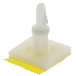 25 pcs - LCBSB-8-01 ART, 12.7mm High Nylon PCB Support for 4mm PCB Hole, 17.8 x 17.8mm Base