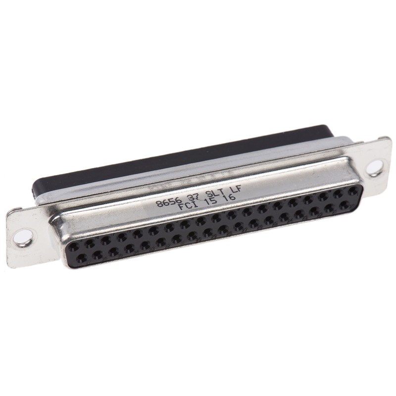 1 pcs - Amphenol ICC 8656 37 Way Cable Mount D-sub Connector Socket, 2.76mm Pitch