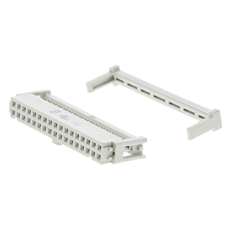 250 pcs - Harting 34-Way IDC Connector Socket for Cable Mount, 2-Row