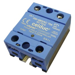 1 pcs - Celduc SO4 Series Solid State Relay, 125 A Load, Panel Mount, 480 V ac Load