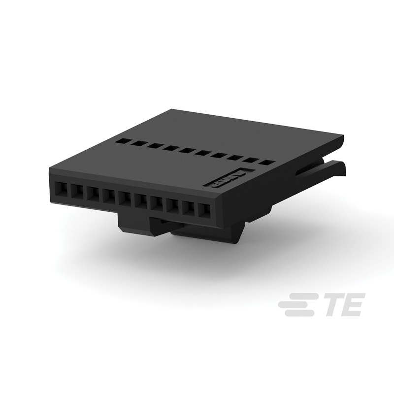 10 pcs - TE Connectivity, FFC Female PCB Connector Housing, 1.27mm Pitch, 10 Way, 1 Row